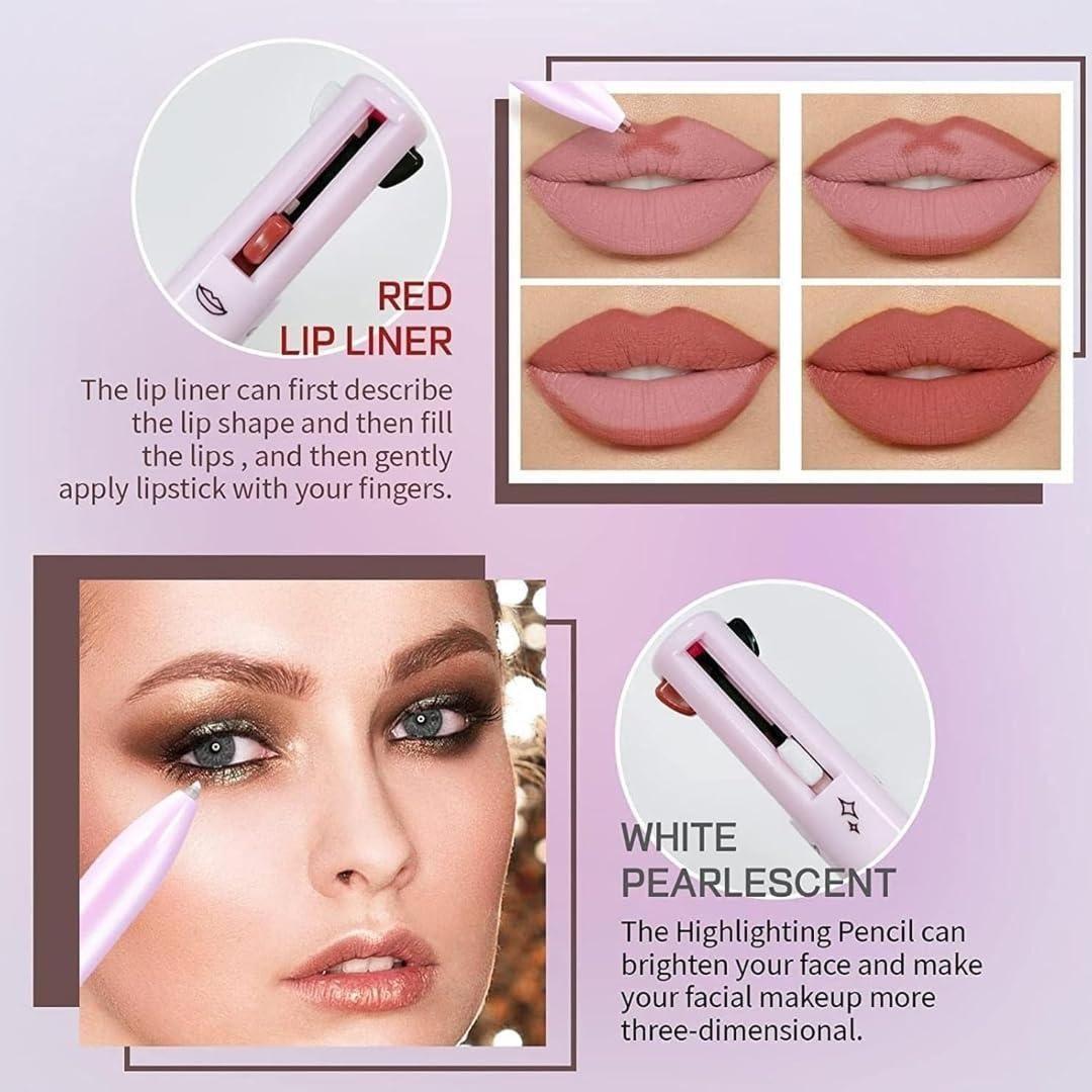 4-in-1 Makeup Pen with Concealer, Eye Brow Liner, Lip/Blush & Brightener ✨