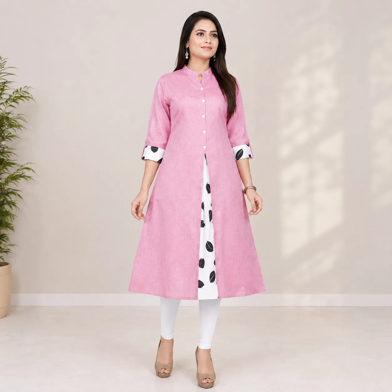 Selfi Embroidered Kurti Dupatta Pants Set – Stylish Women's Ethnic Outfit