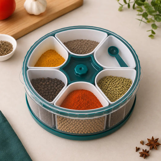 360° Rotating Masala Box (7 Compartments)