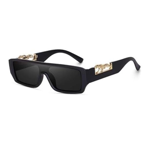 Jaguar Decorated Arms Rectangle Sunglasses