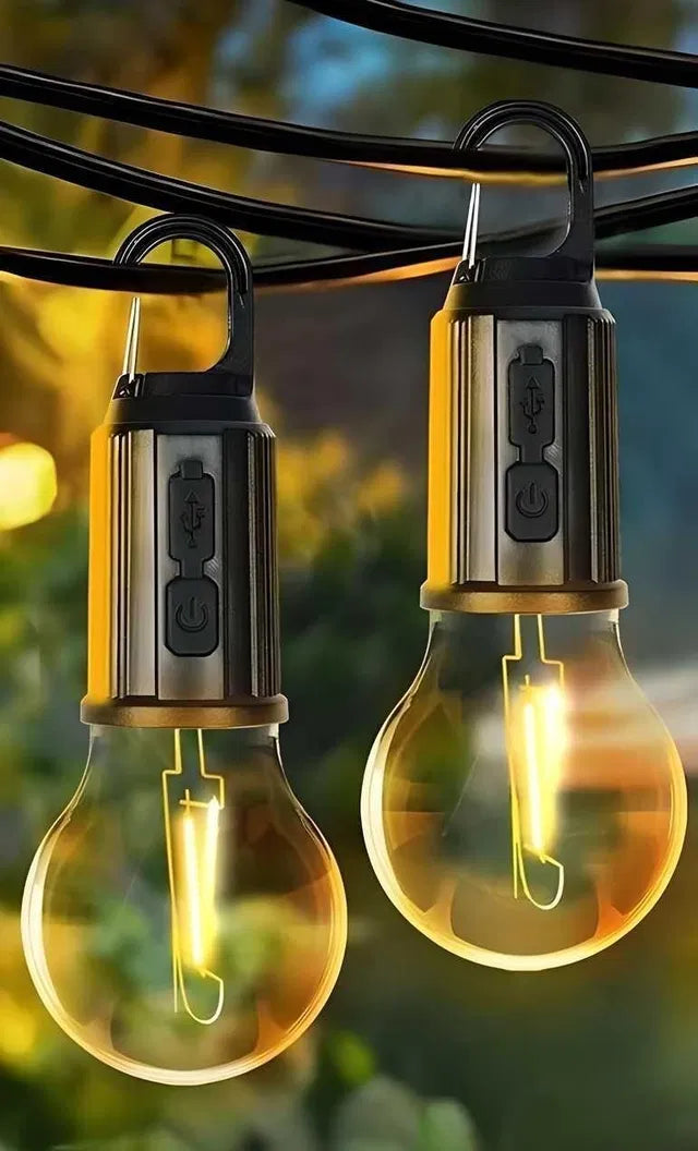 💡 Decorative Hanging Bulb - 3 Light Modes | Pack of 2.